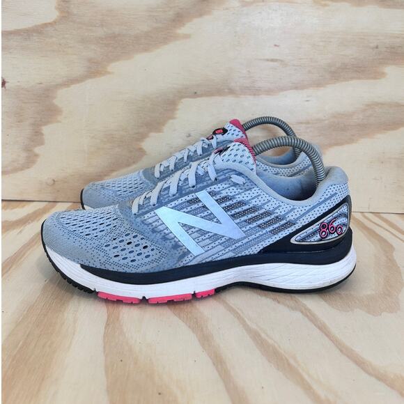 New Balance - 860v9 - Running Shoes - Blue - Women's - 9.5 B - W860BP9 - Picture 3 of 9